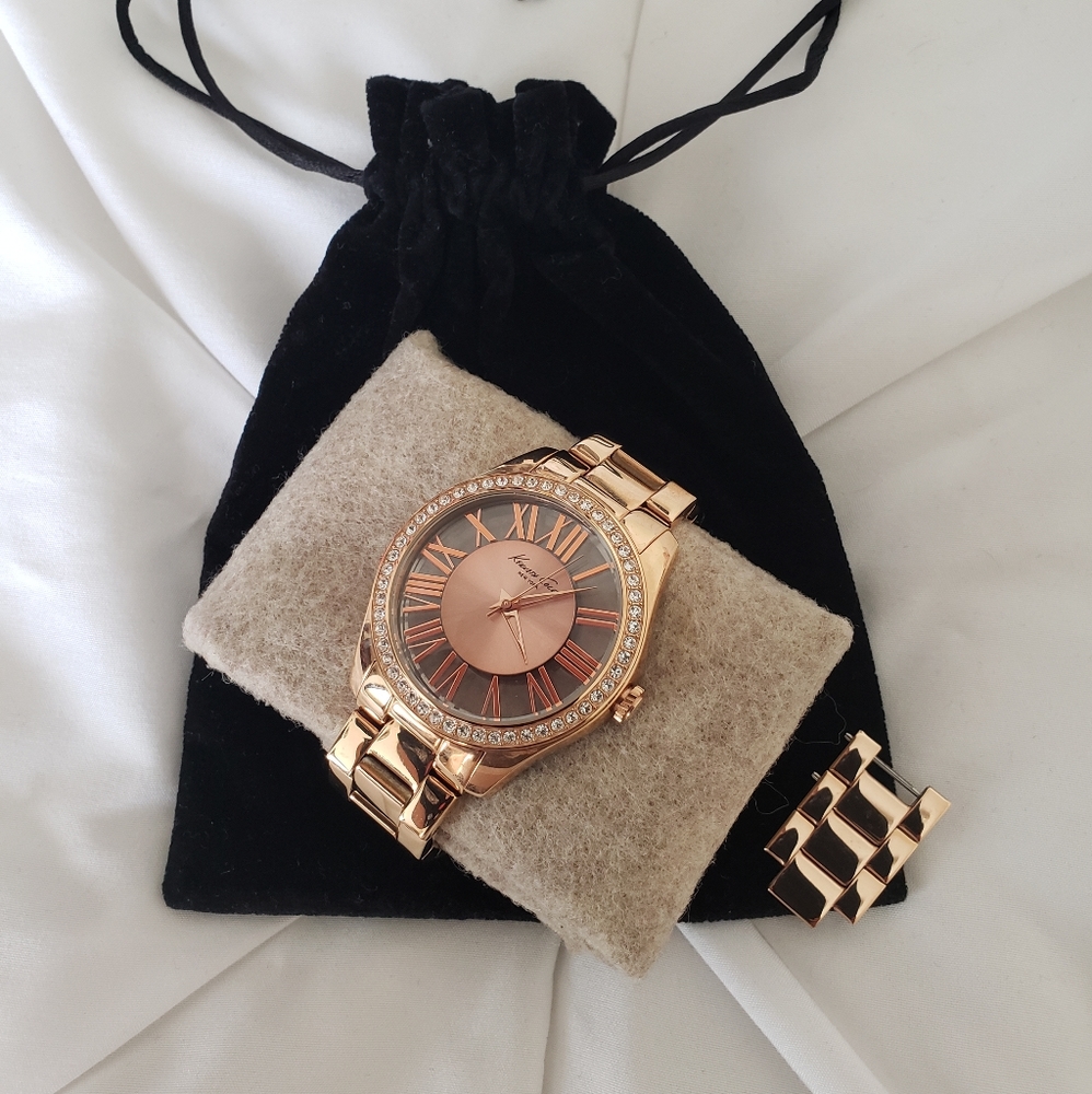 Kenneth Cole Rose Gold-Tone Ladies Watch